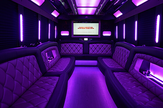 Party bus rental in California