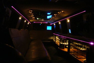 Modesto Party bus rentals with bar space