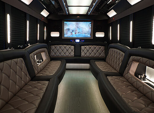 Limo bus in San Francisco